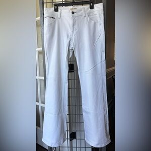 Cabi White Denim Jeans Bootcut Size 12